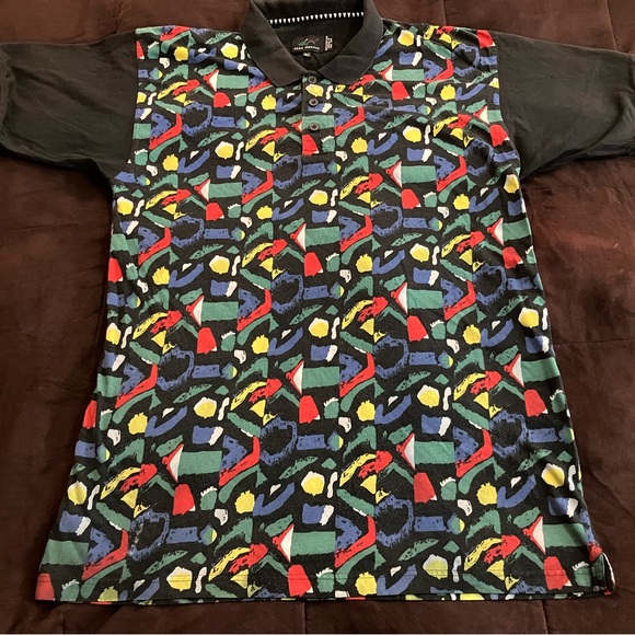 Greg Norman Collection Black Polo Shirt - Picture 1 of 5